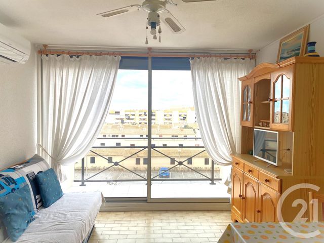 Studio Cabine à louer - 1 pièce - 20.82 m2 - LE GRAU DU ROI - 30 - LANGUEDOC-ROUSSILLON - Century 21 Rouvière Immobilier