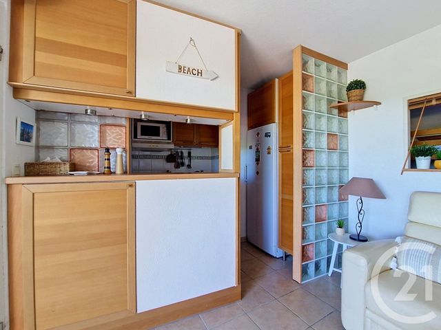 Appartement F2 cabine à vendre - 2 pièces - 35.0 m2 - 30 - LANGUEDOC-ROUSSILLON - Century 21 Rouvière Immobilier