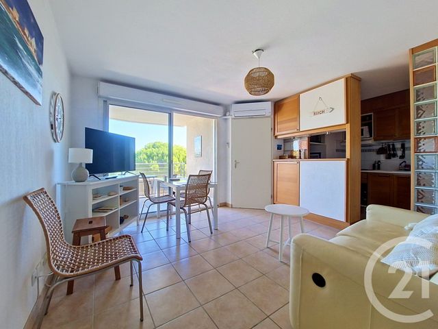 Appartement F2 cabine à vendre - 2 pièces - 35.0 m2 - 30 - LANGUEDOC-ROUSSILLON - Century 21 Rouvière Immobilier